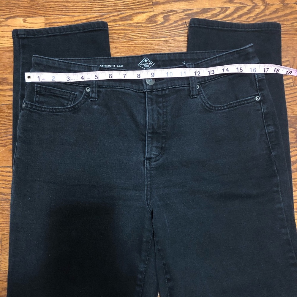 Faded black straight leg size 12 St. John’s Bay - Picture 6 of 6